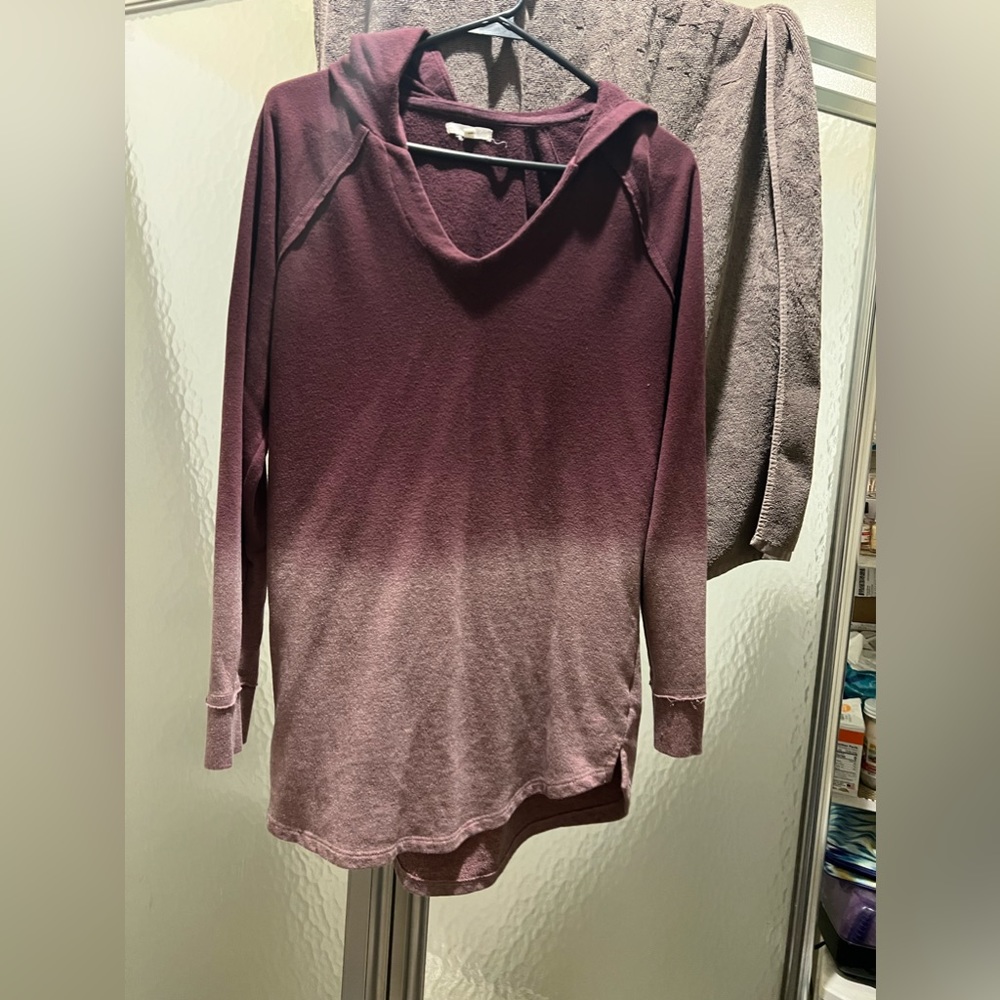 Maurice’s long tunic , long sleeve size med. hoodie